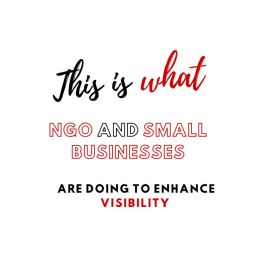 This is What NGOs and Small Businesses are Doing to Enhance Their Visibility